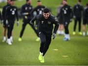 16 November 2019; John Egan during a Republic of Ireland training session at the FAI National Training Centre in Abbotstown, Dublin. Photo by Stephen McCarthy/Sportsfile