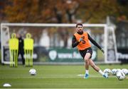 16 November 2019; Robbie Brady during a Republic of Ireland training session at the FAI National Training Centre in Abbotstown, Dublin. Photo by Stephen McCarthy/Sportsfile