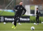 16 November 2019; Shane Duffy during a Republic of Ireland training session at the FAI National Training Centre in Abbotstown, Dublin. Photo by Stephen McCarthy/Sportsfile
