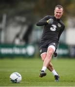 16 November 2019; Glenn Whelan during a Republic of Ireland training session at the FAI National Training Centre in Abbotstown, Dublin. Photo by Stephen McCarthy/Sportsfile