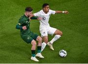 14 November 2019; Sean Maguire of Republic of Ireland and Sarpreet Singh of New Zealand during the International Friendly match between Republic of Ireland and New Zealand at the Aviva Stadium in Dublin. Photo by Ben McShane/Sportsfile