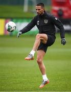 16 November 2019; Conor Hourihane during a Republic of Ireland training session at the FAI National Training Centre in Abbotstown, Dublin. Photo by Stephen McCarthy/Sportsfile