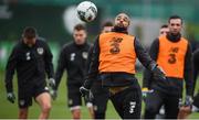 16 November 2019; David McGoldrick during a Republic of Ireland training session at the FAI National Training Centre in Abbotstown, Dublin. Photo by Stephen McCarthy/Sportsfile