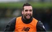 16 November 2019; Shane Duffy during a Republic of Ireland training session at the FAI National Training Centre in Abbotstown, Dublin. Photo by Stephen McCarthy/Sportsfile