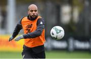 16 November 2019; David McGoldrick during a Republic of Ireland training session at the FAI National Training Centre in Abbotstown, Dublin. Photo by Stephen McCarthy/Sportsfile