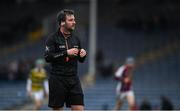 10 November 2019; Referee Thomas Walsh during the AIB Munster GAA Hurling Senior Club Championship Semi-Final match between Borris-Ileigh and Glen Rovers at Semple Stadium in Thurles, Tipperary. Photo by Ray McManus/Sportsfile