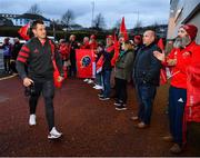 16 November 2019; CJ Stander of Munster arrives prior to the Heineken Champions Cup Pool 4 Round 1 match between Ospreys and Munster at Liberty Stadium in Swansea, Wales. Photo by Seb Daly/Sportsfile
