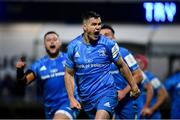 16 November 2019; Jonathan Sexton of Leinster celebrates after scoring his side's fourth try during the Heineken Champions Cup Pool 1 Round 1 match between Leinster and Benetton at the RDS Arena in Dublin. Photo by Sam Barnes/Sportsfile