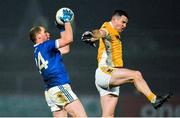 16 November 2019; Anthony Thompson of Naomh Conaill in action against Pauric Boyle of Clontibret during the AIB Ulster GAA Football Senior Club Championship Semi-Final match between Clontibret and Naomh Conaill at Healy Park in Omagh. Photo by Oliver McVeigh/Sportsfile