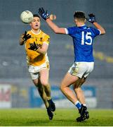 16 November 2019; David Savage of Clontibret in action against Kieran Gallagher of Naomh Conaill during the AIB Ulster GAA Football Senior Club Championship Semi-Final match between Clontibret and Naomh Conaill at Healy Park in Omagh. Photo by Oliver McVeigh/Sportsfile