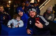 16 November 2019; Andrew Porter of Leinster during a supporter meet and greet following the Heineken Champions Cup Pool 1 Round 1 match between Leinster and Benetton at the RDS Arena in Dublin. Photo by Sam Barnes/Sportsfile