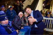 16 November 2019; Josh van der Flier of Leinster during a supporter meet and greet following the Heineken Champions Cup Pool 1 Round 1 match between Leinster and Benetton at the RDS Arena in Dublin. Photo by Sam Barnes/Sportsfile