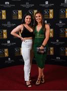 16 November 2019; Naima Chemaou, left, and Abbie Brophy arriving to the Só Hotels WNL Awards at Castle Oaks Hotel in Limerick. Photo by Eóin Noonan/Sportsfile