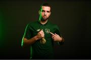 17 November 2019; Republic of Ireland's Shane Duffy poses for a portrait at the Republic of Ireland team hotel in Dublin. Photo by Stephen McCarthy/Sportsfile