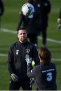 17 November 2019; Shane Duffy during a Republic of Ireland training session at the FAI National Training Centre in Abbotstown, Dublin.