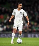 14 November 2019; Sarpreet Singh of New Zealand during the International Friendly match between Republic of Ireland and New Zealand at the Aviva Stadium in Dublin. Photo by Stephen McCarthy/Sportsfile