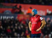 16 November 2019; Tadhg Beirne of Munster during the Heineken Champions Cup Pool 4 Round 1 match between Ospreys and Munster at Liberty Stadium in Swansea, Wales. Photo by Seb Daly/Sportsfile