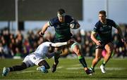 17 November 2019; Robin Copeland of Connacht is tackled by Gabriel Ngandebe of Montpellier during the Heineken Champions Cup Pool 5 Round 1 match between Connacht and Montpellier at The Sportsground in Galway. Photo by Ramsey Cardy/Sportsfile