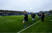 16 November 2019; Leinster captain Jonathan Sexton ahead of the Heineken Champions Cup Pool 1 Round 1 match between Leinster and Benetton at the RDS Arena in Dublin. Photo by Ramsey Cardy/Sportsfile