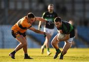 17 November 2019; Brian Murphy of Nemo Rangers in action against Colin Griffin of Austin Stacks during the AIB Munster GAA Football Senior Club Championship semi-final match between Nemo Rangers and Austin Stacks at Páirc Ui Rinn in Cork. Photo by Eóin Noonan/Sportsfile