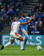 16 November 2019; Garry Ringrose of Leinster in action against Hame Faiva of Benetton during the Heineken Champions Cup Pool 1 Round 1 match between Leinster and Benetton at the RDS Arena in Dublin. Photo by Sam Barnes/Sportsfile