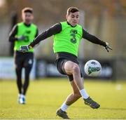 17 November 2019; Josh Cullen during a Republic of Ireland training session at the FAI National Training Centre in Abbotstown, Dublin. Photo by Stephen McCarthy/Sportsfile