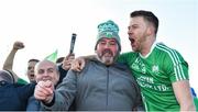 17 November 2019; Jack Kavanagh of St Mullins celebrates with supporters after the AIB Leinster GAA Hurling Senior Club Championship semi-final match between St Mullins and Rathdowney Errill at Netwatch Cullen Park in Carlow. Photo by Piaras Ó Mídheach/Sportsfile