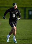 17 November 2019; Jason Knight during a Republic of Ireland U21's training session at the FAI National Training Centre in Abbotstown, Dublin. Photo by Stephen McCarthy/Sportsfile