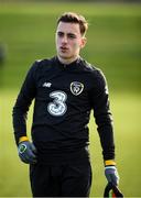 17 November 2019; Lee O'Connor during a Republic of Ireland U21's training session at the FAI National Training Centre in Abbotstown, Dublin. Photo by Stephen McCarthy/Sportsfile