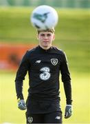 17 November 2019; Gavin Kilkenny during a Republic of Ireland U21's training session at the FAI National Training Centre in Abbotstown, Dublin. Photo by Stephen McCarthy/Sportsfile