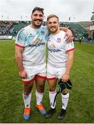 16 November 2019; Tom O'Toole and Angus Curtis of Ulster after the Heineken Champions Cup Pool 3 Round 1 match between Bath and Ulster at The Recreation Ground in Bath, England. Photo by John Dickson/Sportsfile