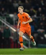 16 November 2019; Donny van de Beek of Netherlands during the UEFA EURO2020 Qualifier - Group C match between Northern Ireland and Netherlands at the National Football Stadium at Windsor Park in Belfast. Photo by David Fitzgerald/Sportsfile