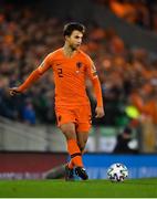 16 November 2019; Joël Veltman of Netherlands during the UEFA EURO2020 Qualifier - Group C match between Northern Ireland and Netherlands at the National Football Stadium at Windsor Park in Belfast. Photo by David Fitzgerald/Sportsfile