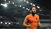 16 November 2019; Daley Blind of Netherlands during the UEFA EURO2020 Qualifier - Group C match between Northern Ireland and Netherlands at the National Football Stadium at Windsor Park in Belfast. Photo by David Fitzgerald/Sportsfile