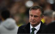 16 November 2019; Northern Ireland manager Michael O'Neill prior to the UEFA EURO2020 Qualifier - Group C match between Northern Ireland and Netherlands at the National Football Stadium at Windsor Park in Belfast. Photo by David Fitzgerald/Sportsfile