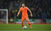 16 November 2019; Daley Blind of Netherlands during the UEFA EURO2020 Qualifier - Group C match between Northern Ireland and Netherlands at the National Football Stadium at Windsor Park in Belfast. Photo by David Fitzgerald/Sportsfile