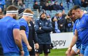 16 November 2019; Leinster Head physiotherapist Garreth Farrell during the Heineken Champions Cup Pool 1 Round 1 match between Leinster and Benetton at the RDS Arena in Dublin. Photo by Ramsey Cardy/Sportsfile