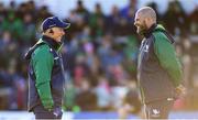17 November 2019; Connacht head coach Andy Friend, left, and defence coach Peter Wilkins ahead of the Heineken Champions Cup Pool 5 Round 1 match between Connacht and Montpellier at The Sportsground in Galway. Photo by Ramsey Cardy/Sportsfile