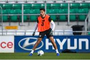 18 November 2019; Zack Elbouzedi during a Republic of Ireland U21's squad training session at Tallaght Stadium in Dublin. Photo by Harry Murphy/Sportsfile