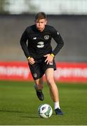 18 November 2019; Nathan Collins during a Republic of Ireland U21's squad training session at Tallaght Stadium in Dublin. Photo by Harry Murphy/Sportsfile
