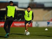 18 November 2019; Jayson Molumby during a Republic of Ireland U21's squad training session at Tallaght Stadium in Dublin. Photo by Harry Murphy/Sportsfile