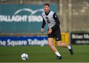 18 November 2019; Nathan Collins during a Republic of Ireland U21's squad training session at Tallaght Stadium in Dublin. Photo by Harry Murphy/Sportsfile