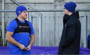 18 November 2019; Seán Cronin, left, with head physiotherapist Garreth Farrell during Leinster Rugby squad training at Energia Park in Donnybrook, Dublin. Photo by Brendan Moran/Sportsfile
