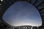 18 November 2019; A general view of the Aviva Stadium prior to the UEFA EURO2020 Qualifier match between Republic of Ireland and Denmark at Aviva Stadium in Dublin. Photo by Seb Daly/Sportsfile