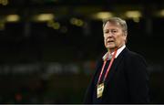 18 November 2019; Denmark manager Åge Hareide prior to the UEFA EURO2020 Qualifier match between Republic of Ireland and Denmark at the Aviva Stadium in Dublin. Photo by Eóin Noonan/Sportsfile