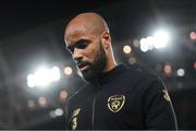 18 November 2019; David McGoldrick of Republic of Ireland prior to the UEFA EURO2020 Qualifier match between Republic of Ireland and Denmark at the Aviva Stadium in Dublin. Photo by Stephen McCarthy/Sportsfile