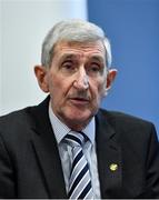 19 November 2019; Liam Griffin, CPA Executive member, during the Club Players Association Press Conference at the Carlton Hotel in Blanchardstown, Dublin. Photo by Piaras Ó Mídheach/Sportsfile