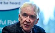 19 November 2019; Tommy Kenoy, CPA Executive member, speaking during the Club Players Association Press Conference at the Carlton Hotel in Blanchardstown, Dublin. Photo by Piaras Ó Mídheach/Sportsfile