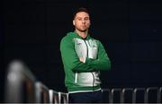 19 November 2019; JOMA announced as Official Performance and Sportswear Partner to Athletics Ireland until 2022. Ireland sprinter Brian Gregan in attendance during the Joma Sport/Athletics Media Launch at the National Indoor Arena, Sport Ireland Campus in Dublin. Photo by Harry Murphy/Sportsfile