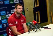 19 November 2019; Tadhg Beirne during a Munster Rugby press conference at the University of Limerick in Limerick. Photo by Diarmuid Greene/Sportsfile